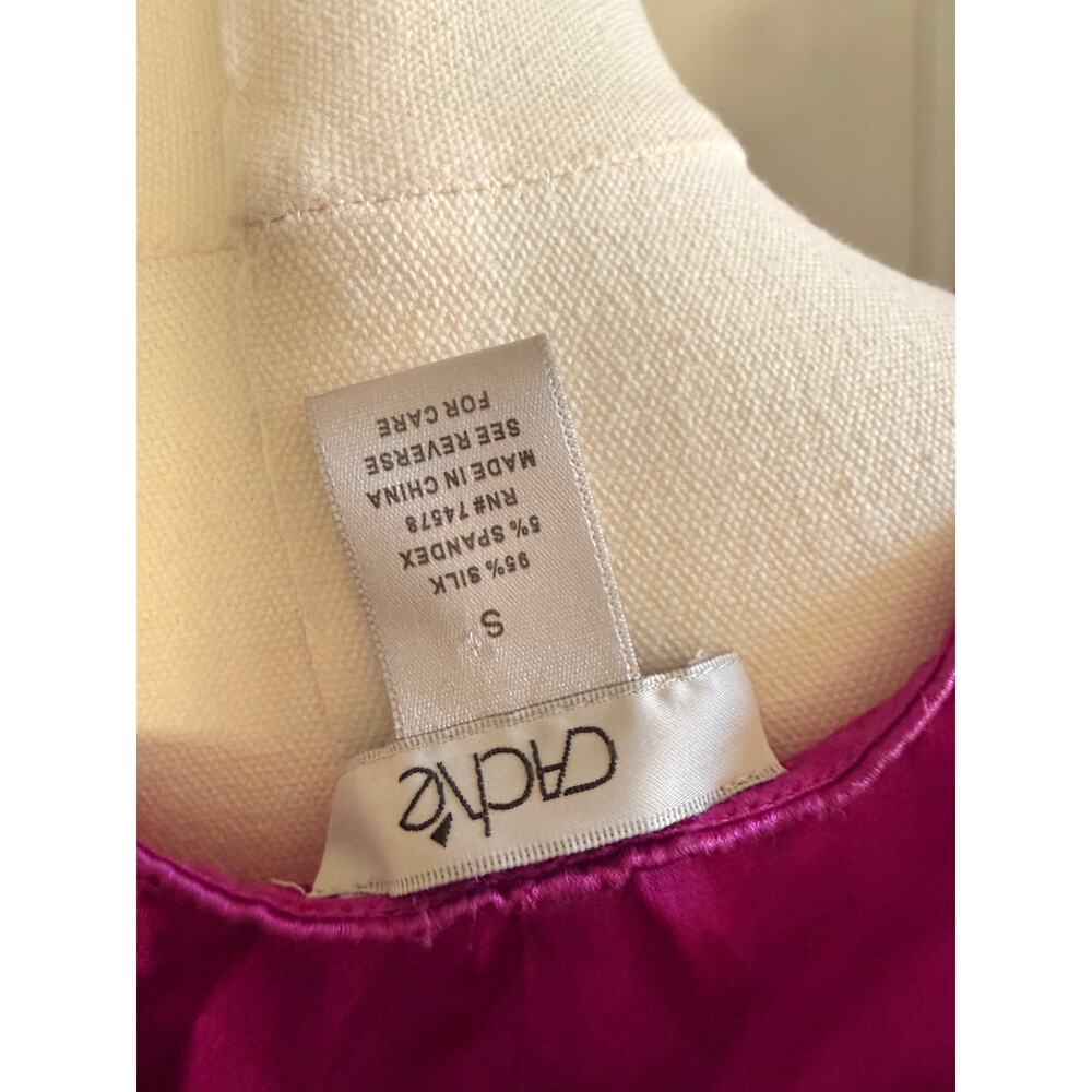 Cache Silk Blend Ruffle Top y2k - Picture 3 of 3